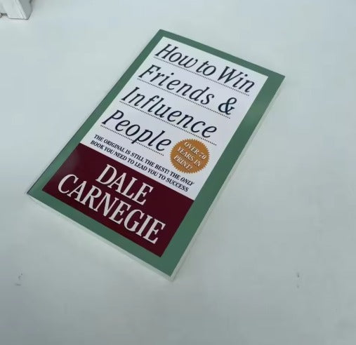 How To Win Friends & Influence People By Dale Carnegie Interpersonal Communication Skill Reading Book for Adult