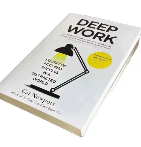 Deep Work English Book By Cal Newport Rules for Focused Success In A Distracted World Leadership & Motivation Books