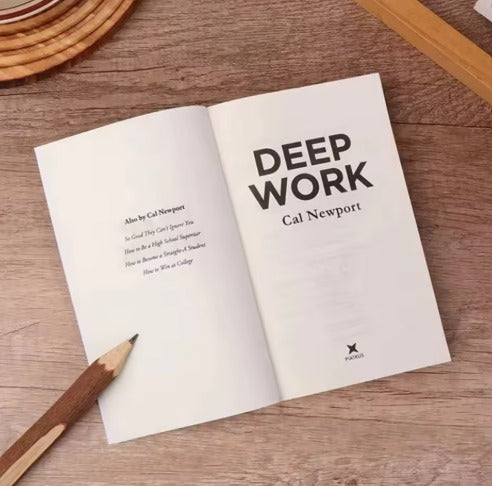 Deep Work English Book By Cal Newport Rules for Focused Success In A Distracted World Leadership & Motivation Books