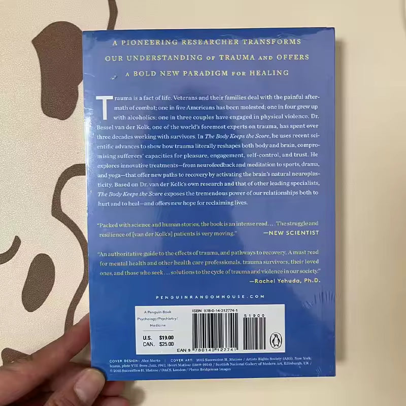 1 Book The Body Keeps The Scor By Bessel Van Der Kolk M.D Anxiety Disorders English Book Paperback