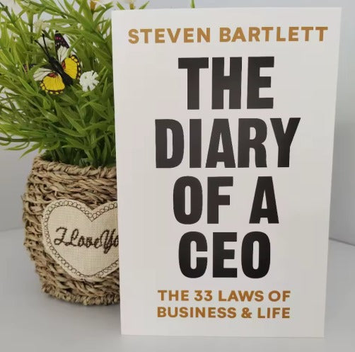 The Diary of A CEO By Steven Bartlett 33 Laws of Business & Life Entrepreneurial Wisdom Leadership & Mental Health Guide