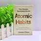 Atomic habits a simple way to establish good habits and break bad habits The Psychology of Money sustain me hot books collection