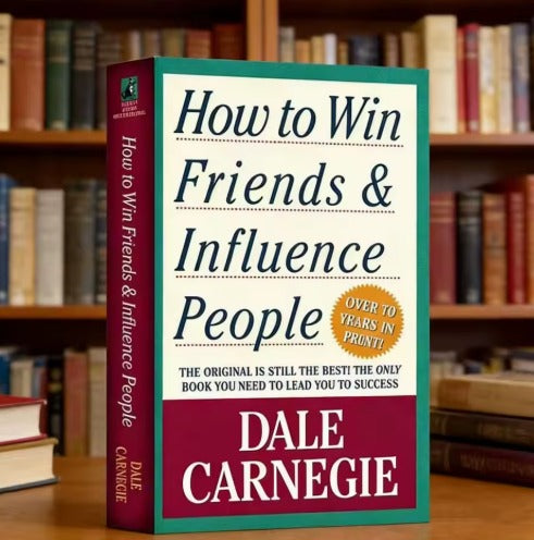 How To Win Friends & Influence People By Dale Carnegie Interpersonal Communication Skill Reading Book for Adult