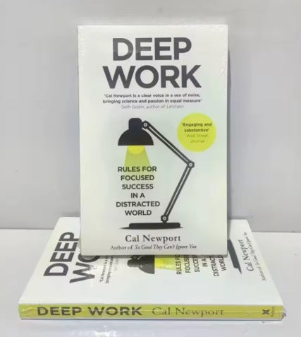 Deep Work English Book By Cal Newport Rules for Focused Success In A Distracted World Leadership & Motivation Books