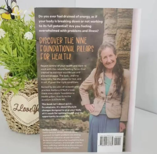 Sustain Me Barbara O'Neill Adults English Paperback 9 Foundational Pillars Natural Health Remedies Guide Free Shipping