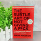The Subtle Art of Not Giving A CAO/Reshape Happiness/How To Live As You Want By Mark Manson Self Management Stress Relief Book