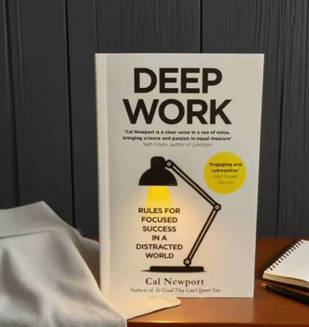 Deep Work English Book By Cal Newport Rules for Focused Success In A Distracted World Leadership & Motivation Books