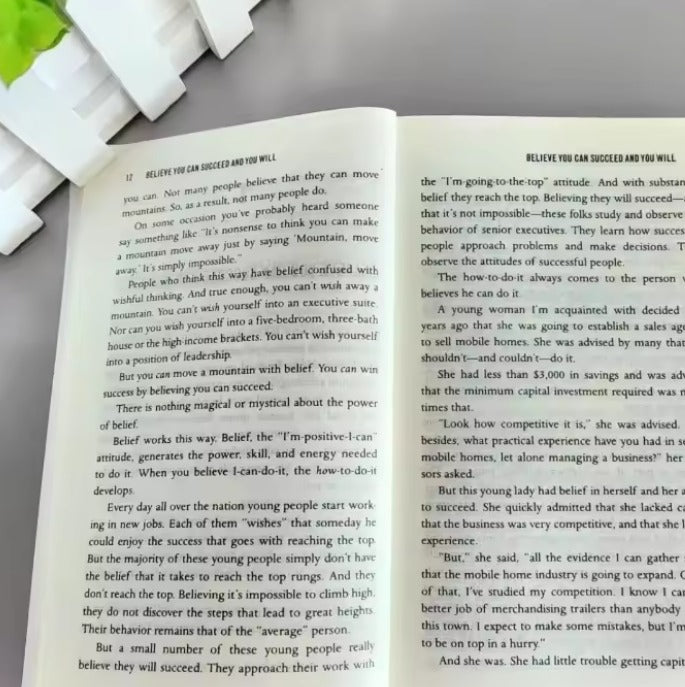 The Magic of Thinking Big The True Secret of Success Paperback Book in English New Year Gifts