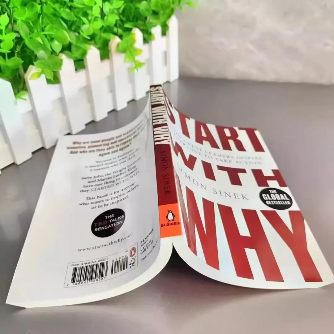 Find Your Why & Start with Why By Simon Sinek Motivational Management & Leadership Business English Novel Books Paperback