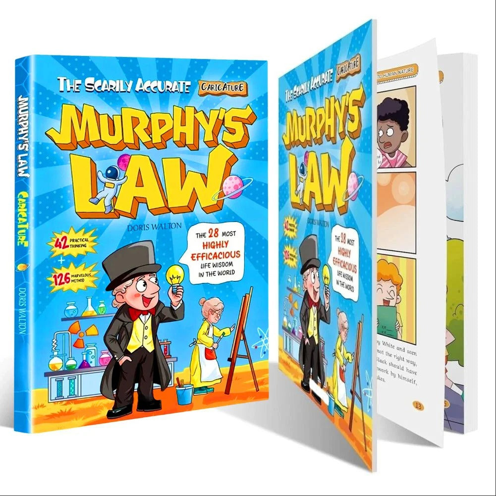 Murphy's Law Learning Book For Kids 8-12 Years Old Builds Resilience & a Growth Mindset Provides Practical Real-World Life Skill