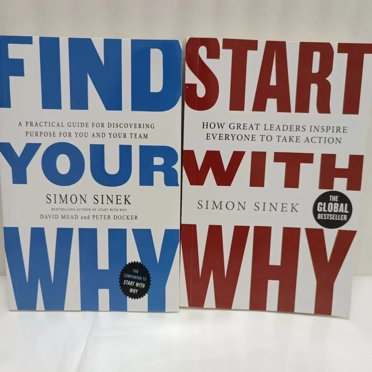 Find Your Why & Start with Why By Simon Sinek Motivational Management & Leadership Business English Novel Books Paperback